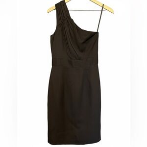Banana Republic NWT One-Shoulder Black Dress Size 0